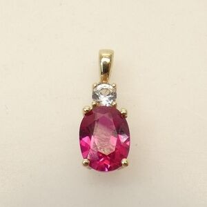 Ruby And Sapphire Pendant